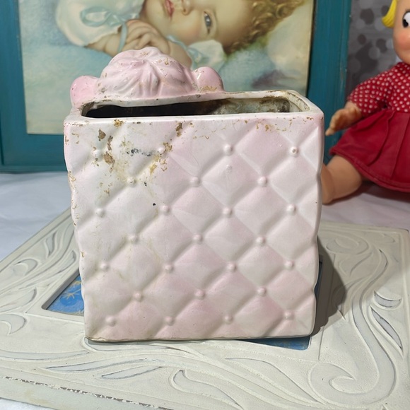 ⚡️5/$25- Vintage Rubens Nursery Teddy 🍼👶Planter - Picture 5 of 11